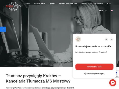 Tłumaczenia Kraków – Monika Mostowy