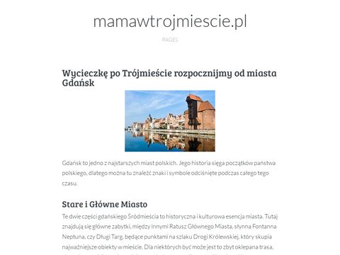 Strona parentingowa - mamawtrojmiescie.pl