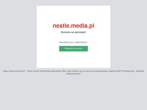Pozycjonowanie stron - nestle.media.pl