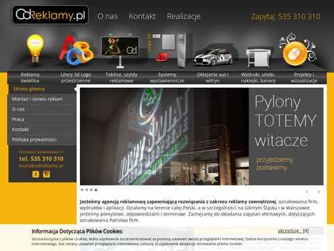 Szyldy reklamowe - odreklamy.pl