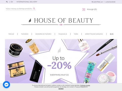 House of Beauty - drogeria internetowa. Akcesoria, kosmetyki naturalne