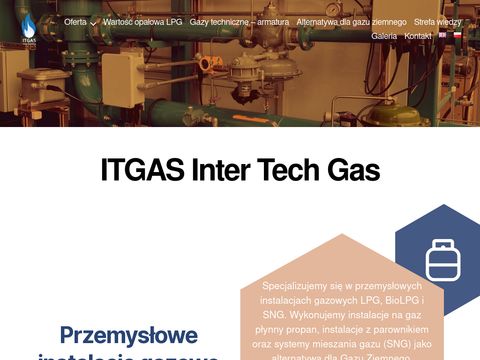 Przemysłowe instalacje gazowe - ITGas Gniezno