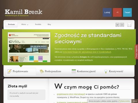 Kamilbrenk.pl - programista freelancer