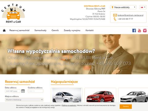 RentCar.pl - wynajem aut