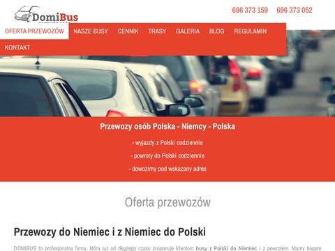 Przewozy osób Polska - Niemcy Domibus
