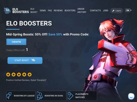 Elo-boosters.com - Elo boost for league of legends