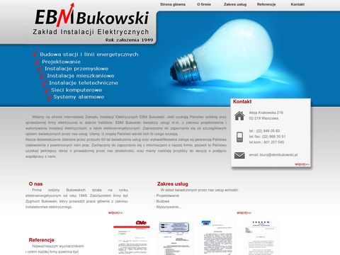Kontakt - instalacje elektryczne Białystok