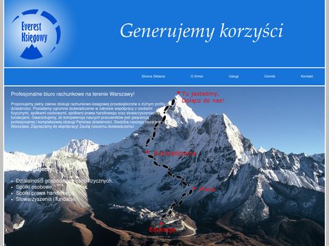 Biuro rachunkowe Everest Księgowy z miasta Warszawa zaprasza do współpracy