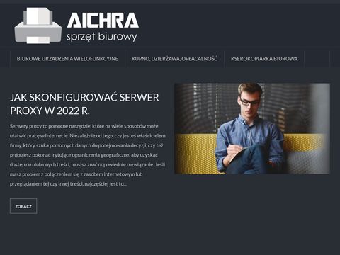 Aichra - Wdrażanie i modyfikacje stron internetowych opartych o otwarte CMSy |