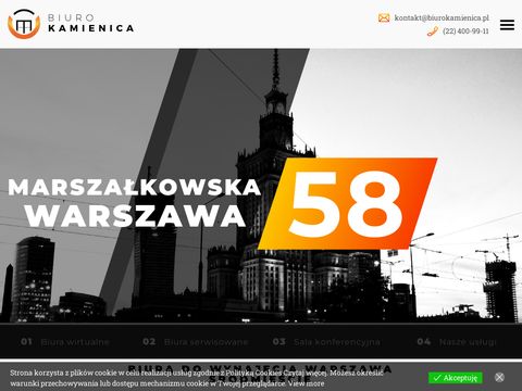 Biura wirtualne Warszawa Centrum - biurokamienica.pl