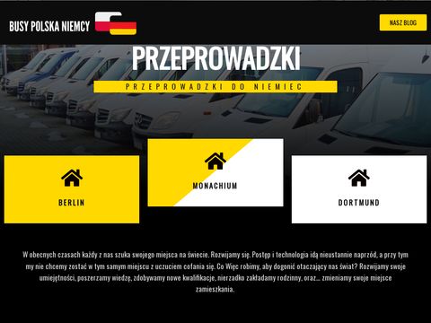 Trasy przejazdu busów Polska-Niemcy-Europa