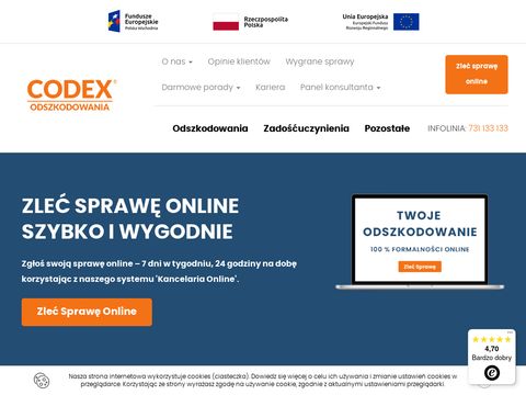 Zadośćuczynienie – CODEX Warszawa