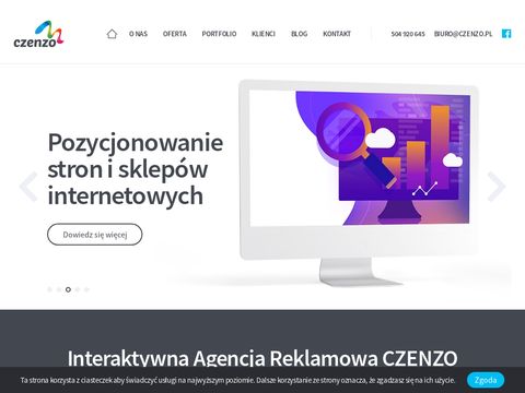 Agencja Interaktywna CZENZO - tworzenie stron internetowych