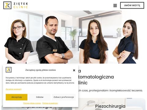 Klinika stomatologiczna Ziętek Clinic Kraków