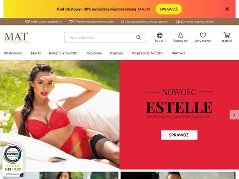 Bielizna sklep internetowy - mastivo.pl
