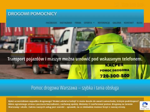 Drogowi Pomocnicy - auto holowanie Warszawa