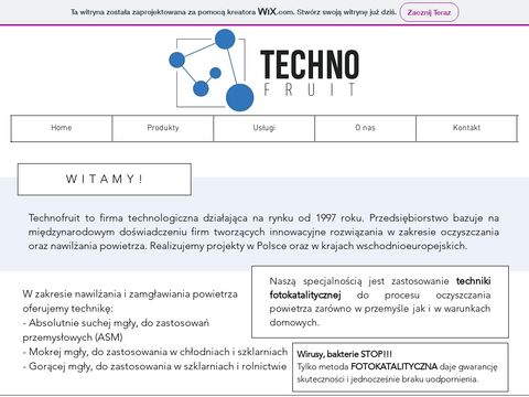 Witamy na stronie Technofruit