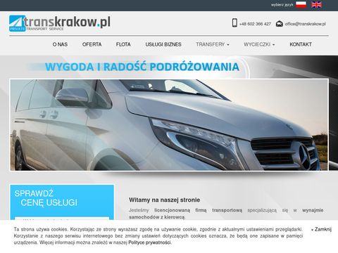 Trans Kraków - Samochody z Kierowcą