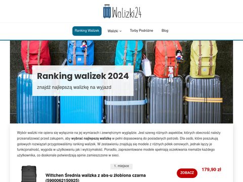 Walizki kabinowe - walizki24.pl