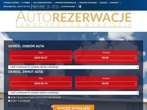 Wypożyczalnia samochodów POL-MOT Auto Kielce