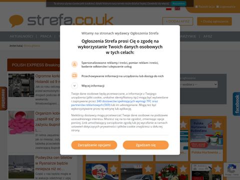 Ogłoszenia - www.strefa.co.uk
