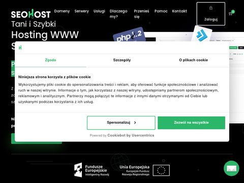 PolskiHost - usługi hostingowe - serwery WWW za SMS