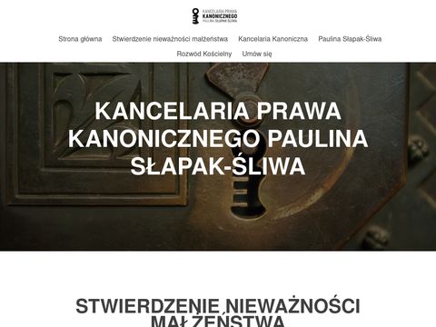 Kancelaria kanoniczna - slapak-sliwa.com