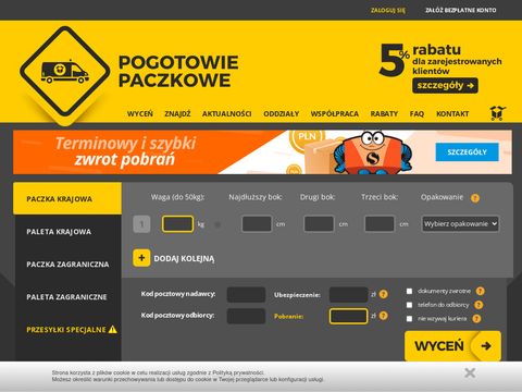 Profesjolany kurier części samochodowe - www.pogotowiepaczkowe.pl