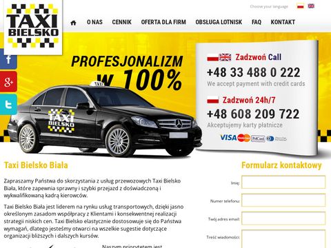 Taxi Bielsko Biała - Przyjazna taksówka