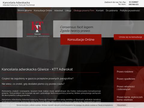 Prawnik - KTT Adwokat Gliwice