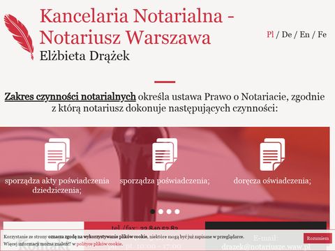 Kancelaria notarialna Warszawa