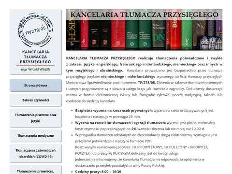 Kancelariatlumacza.pl - tłumacz przysięgły flamandzki