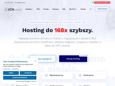 Hosting serwerów JCHost.pl