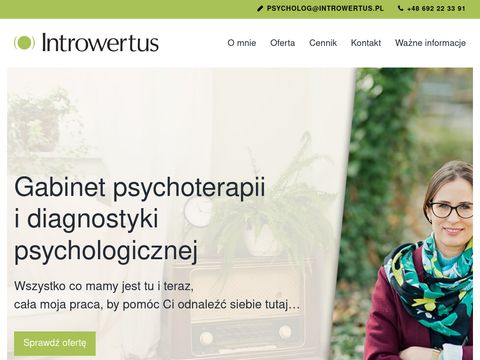 Poradnia Psychologiczna Introwertus, Psycholog - Agata Kos