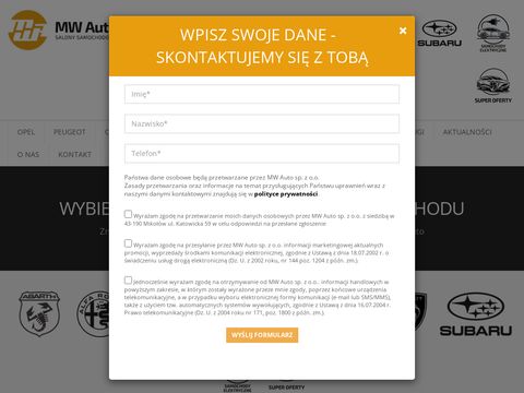 Autoryzowany Dealer w Warszawie | Auto-Wimar.pl