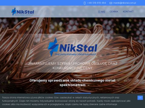 Nikstal.com.pl - skup złomu Śląsk Katowice Sosnowiec