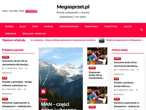 MegaSprzet.pl - Wypożyczalnia maszyn budowlanych Wrocław