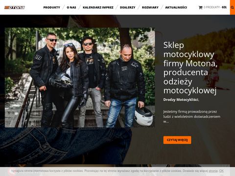 Motona - odzież motocyklowa, kurtki motocyklowe, spodnie, rękawice, sklep motocyklowy