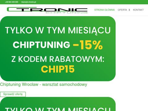 C-TRONIC profesjonalny Chiptuning Tuning Wrocław