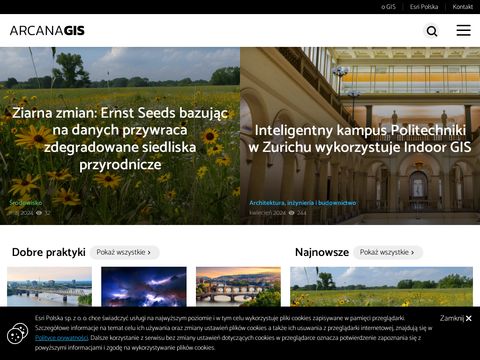 Arcanagis.pl - system informacji geograficznej