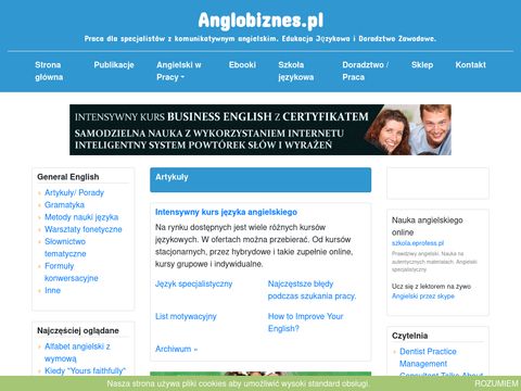 AngloBiznes - Angielski dla Specjalistów