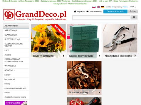Grand Deco - hurtownia artykułów dekoracyjnych i florystycznych