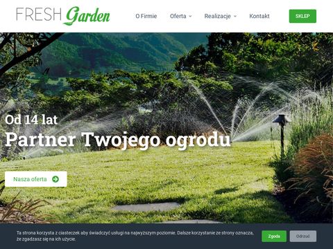 Nawadnianie ogrodu, trawników, automatyczne systemy nawadniania
