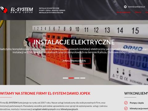Kontakt - instalacje elektryczne Białystok