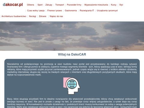Wypożyczalnia samochodów Skorpion - www.wypozyczalniaskorpion.pl