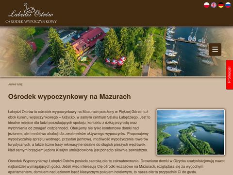 Mazury domki nad jeziorem - pieknagora.pl
