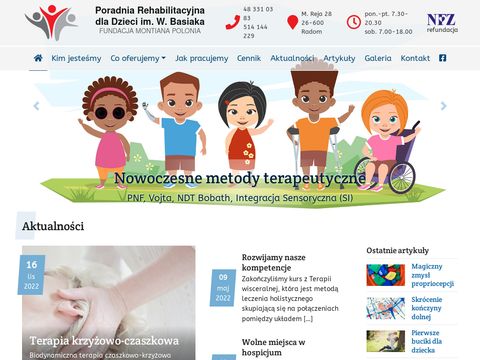 Poradnia rehabilitacyjna dla dzieci im. W. Basiaka w Radomiu