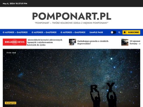 Pozycjonowanie strony firmowej - pomponart.pl
