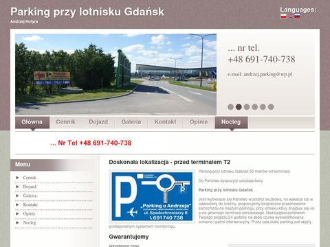 Najblirzszy parking lotnisku Gdansk