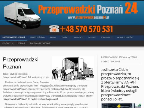 Przeprowadzki Warszawa. Transport mebli
